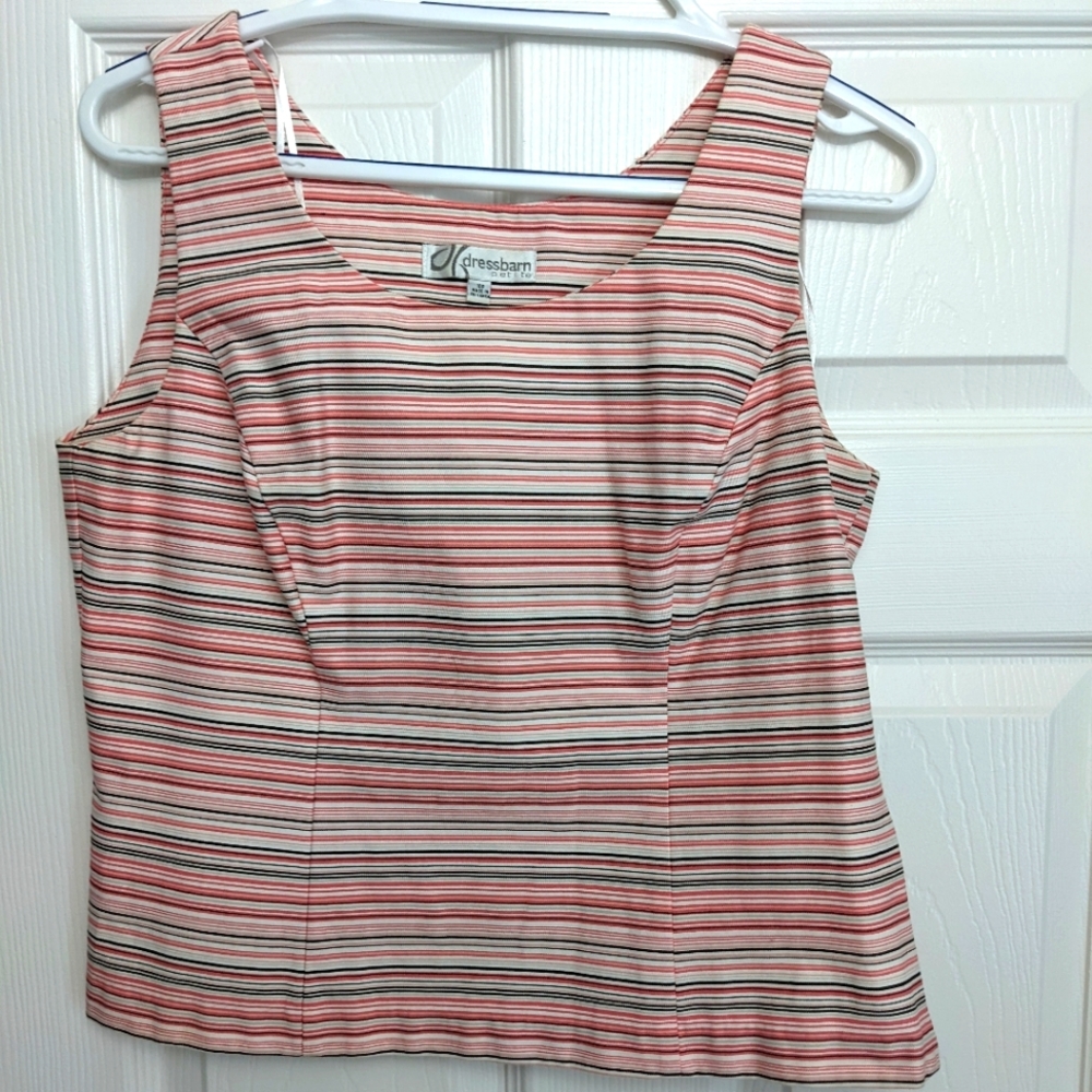 Sleeveless Striped Top